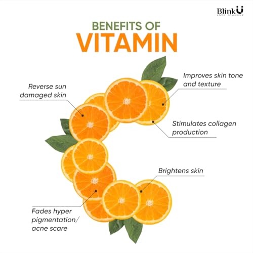 Image of BlinkU glow crafter vitamin c sunscreen gel spf 50 pa+++ brightening & hydrating formula ideal for daily use 50g