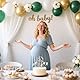 7 Stück Oh Baby Cake Topper Holz,Kuchen Topper Babyparty Tortendeko Für Baby Shower,Gender Reveal Party Deko