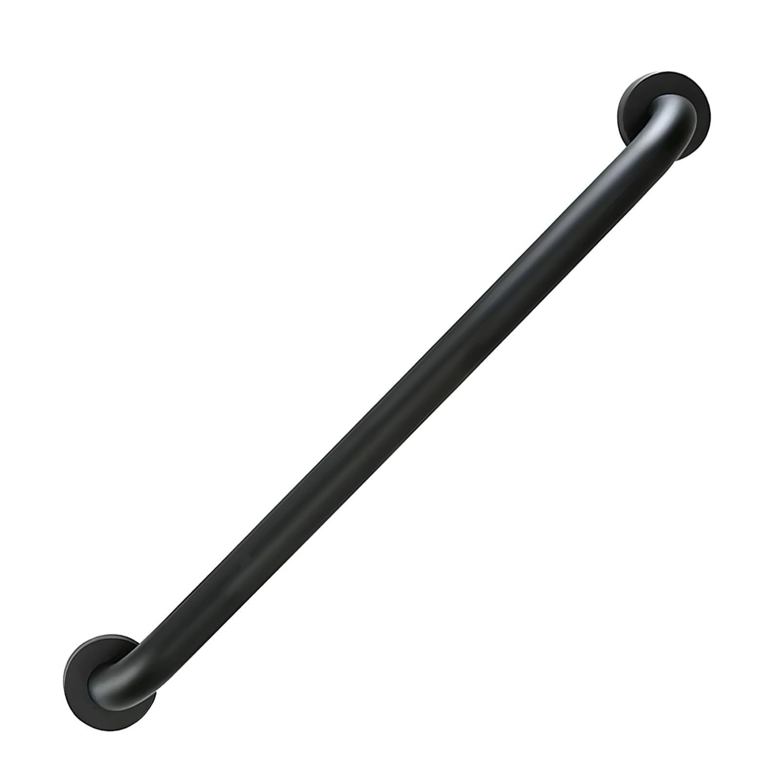 Fkxsxaz Black Anti-Slip Grab Bar For Bathroom, Bathtub Handle, Stainless Steel Safety Support Rail, Wall Mounted Shower Handrail Handicap(2Ft/60Cm)