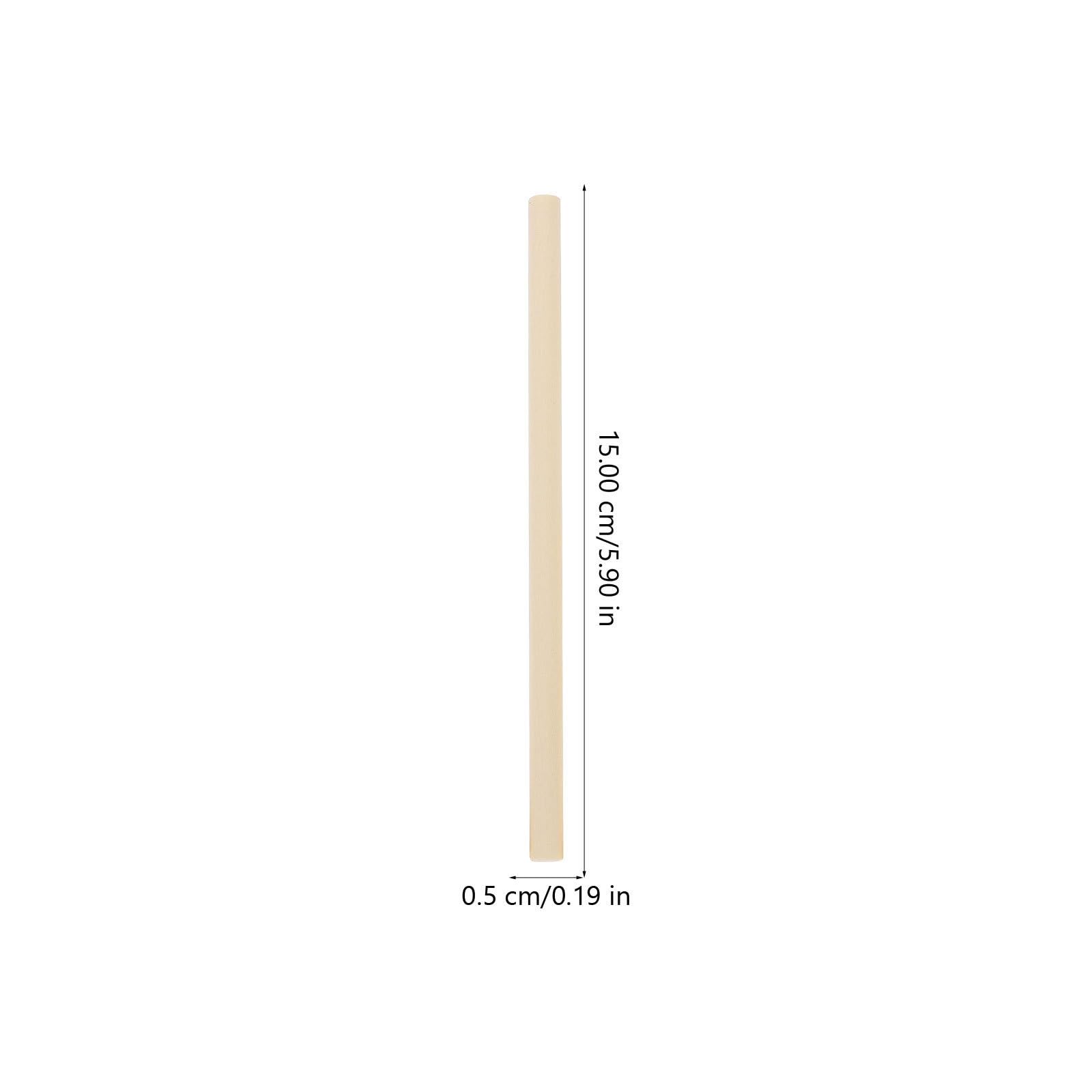 Palitos de Helado de Madera Beige 500 Piezas para Bricolaje | Lote para Helados Caseros y Modelismo, Estructura Simple y Superficie Lisa, Uso en Carpintería y Decoración
