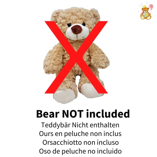 Krokodil Kapuzenpullover und Jeans - 25cm - Teddy Outfit Kleidung - Teddybär Nicht enthalten