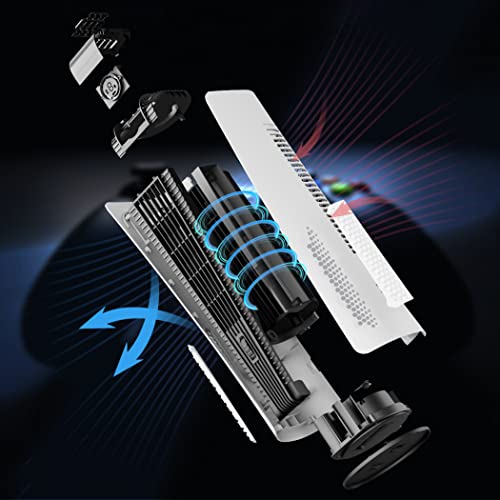 Sismel Tower Desk Fan, 16" Small Usb Tower Fan, 10000Mah Battery Operated Fan, 90° Oscillating Bladeless Fan With 3 Speeds, Quiet Cooling, Timer And Light, For Bedroom Office Patios Desktop #TOP4