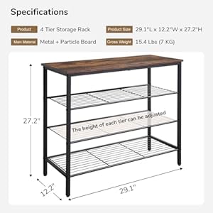   4-Tier-Shoe-Rack-Organizer-Metal-Mesh-Shoe-Storage-Shelf-for-Entryway-Hallway-Closet-Dorm-Room-Industrial-Rustic-Brown