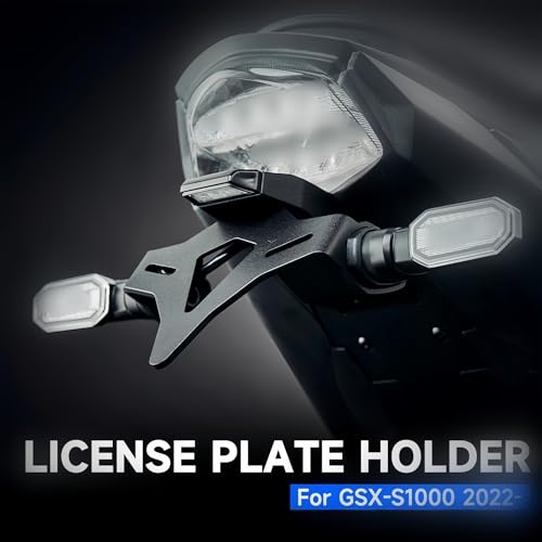 Support de plaque d'immatriculation moto pour Suzuki GSX S1000 2022