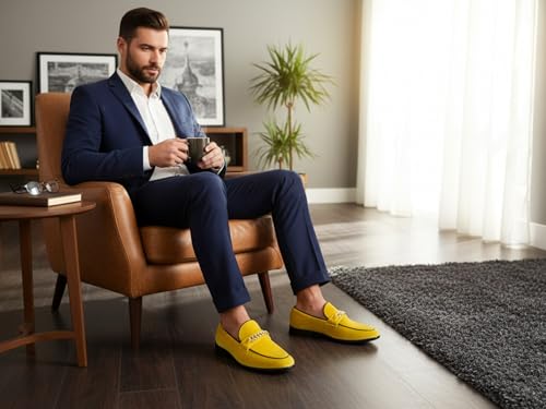 Image of Men's Vintage Velvet Designer Classic Dress Tuxedo Smoking Slipper Loafer Slip On Shoes Arthur-02
