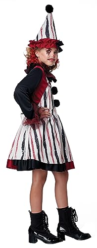 Disfraz completo payaso para niñas talla M miniatura 2