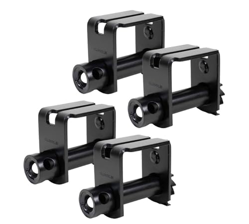 Mytee Products (4 Pack) Sliding Winch, LL Double L Track Flatbed Trailer Truck Winches