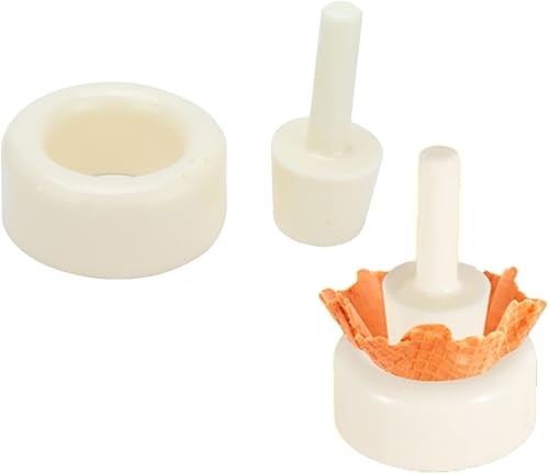 Miniatura 4 de Moldeador de cono de gofre, rodillo de cono, herramienta de laminado y formación de gofres, máquina de helado de pastelería, cono de gofres para