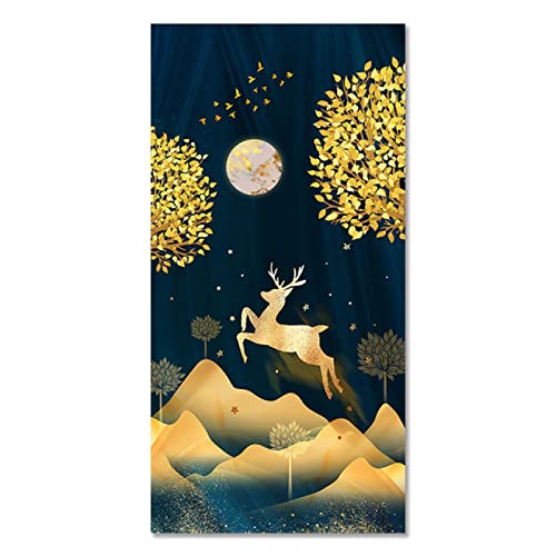 Art Affiches Impressions Cerf d'Or Solution Décoration Murale pour Salon