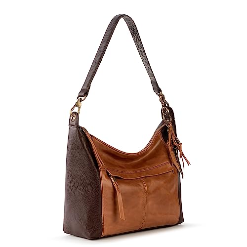Image of The Sak Alameda Hobo Bag - Premium Large Leather Women's Handbag for Everyday & Travel - Durable Purse With Zipper Pocket