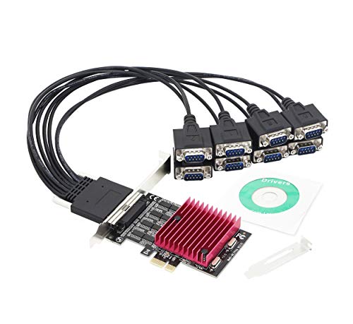 CERRXIAN Scheda PCI A 2 Porte Seriali RS232 - Adattatore DB9 Per Porte COM - Foto 9