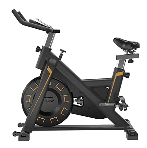 Image of Stationary Exercise Bike Indoor Cycling Bike for Cardio Workout with Comfortable Seat Cushion LCD Monitor for Home Training Bike Adjustable Handlebars Seat