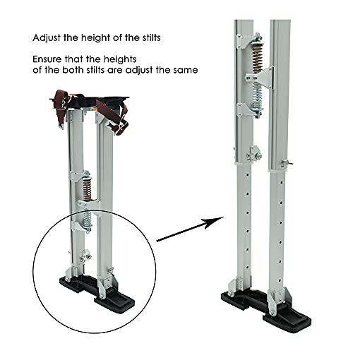 image for IN WHICH BAY Drywall Stilts Walking Taping Professional Aluminum Tool 