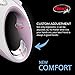 Flexi® New Comfort Tape Retractable Dog Leash for Small Dogs Upto 26 lbs. – 10 ft., Pink/Rose | Tangle Free Pet Walking Leash with One-Handed Brake, Pause, Lock |German Quality Product