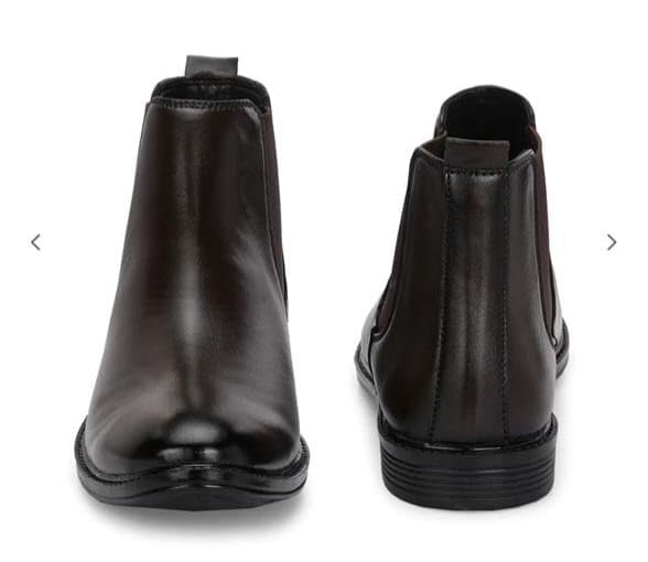 Image of Men Casual Comfortable Chelsea Slip-On Outdoor Synthetic Leather
