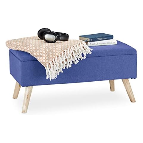 Relaxdays Baúl Almacenamiento con Patas Cover