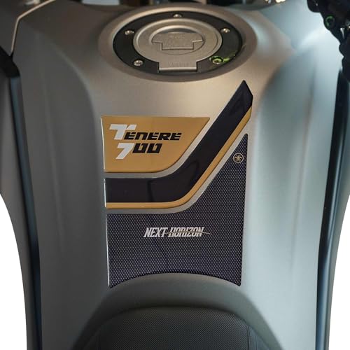 Autocollant 3D réservoir Yamaha Tenere 700 2025 protection résine or