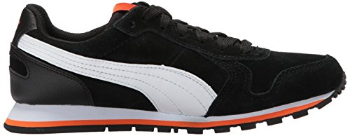 PUMA Puma Unisex ST Runner SD Jr Casual Athletic Sneaker, Black/White, 7 M US Big Kid