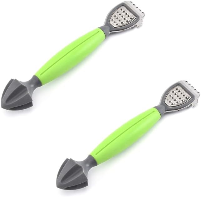 Multifunction Lemon Zester Grater Juicer Kitchen Gadget with Ergonomic Handle
