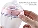 Feeding Bottle Collar for Comotomo Baby Bottle, Pink, 5 Ounce and 8 Ounce, 2 Count, BPA Free, Made by GOLOHO