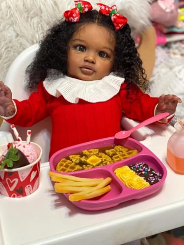 Muñeca Reborn Toddler Pippa 26 pulgadas con cuerpo suave miniatura 7
