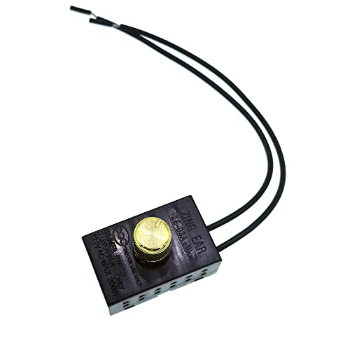 Twdrtdd Zing Ear Switch Ze-03A,Rotary Dimmer Switch With Knob,120V 300W Home Table Lamp Control Replacement Repair Kit For Incandescent/Led/Halogen Lamps (1) #TOP25