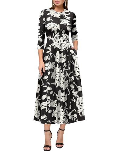Image of Simple Flavor Women's Vintage Dress Sleeveless O-Neck Party Cocktail Dress