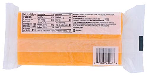 365 By Whole Foods Market, Cheddar Medium Bar, 8 Ounce #TOP1