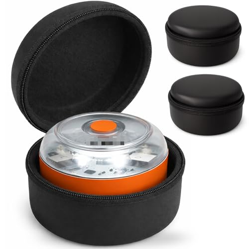 Funda Baliza V16 Protectora Pack 2 Unidades. Compatible con Todas las Balizas Homologadas. Proteccion Contra Activacion Accidental, Arañazos, Golpes, Humedad y Polvo. Tamaño Compacto para Guantera.