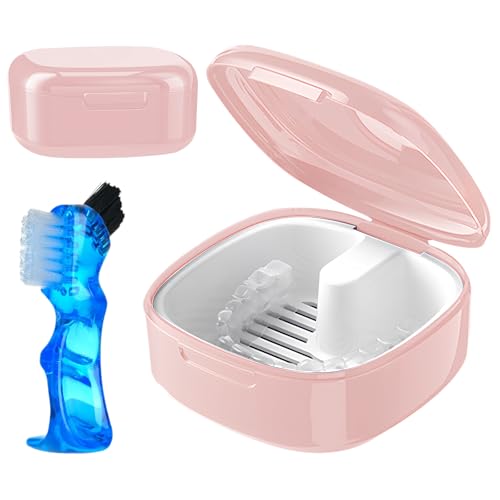 GmeDhc Caja Aparato Dental con Cepillo Limpiador y Filtrar