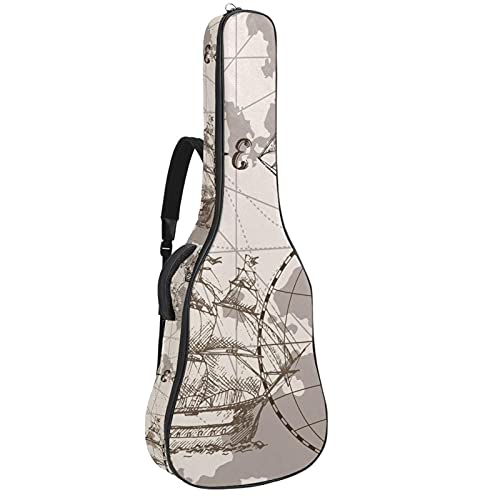 Housse guitare basse moins de 106 cm avec sangle ajustable et poche
