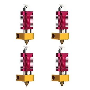 Crealitys Ender 3 Hotend,Assembled Extruder Metal Hotend Kit for Ender 3 / Ender 3 V2 / Ender 3 pro, 3D Printer Hot end Kit Parts for MK8 Nozzles (4PCS)