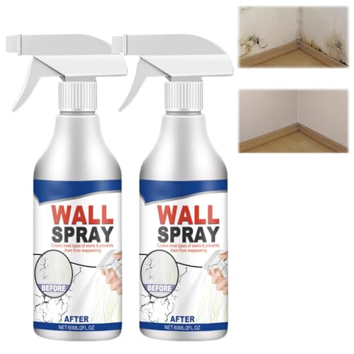 Pintura versátil para reparación de paredes, spray de reparación de paredes, cáscara blanca a base de agua, pintura de retoque blanca, pintura para la casa (2)