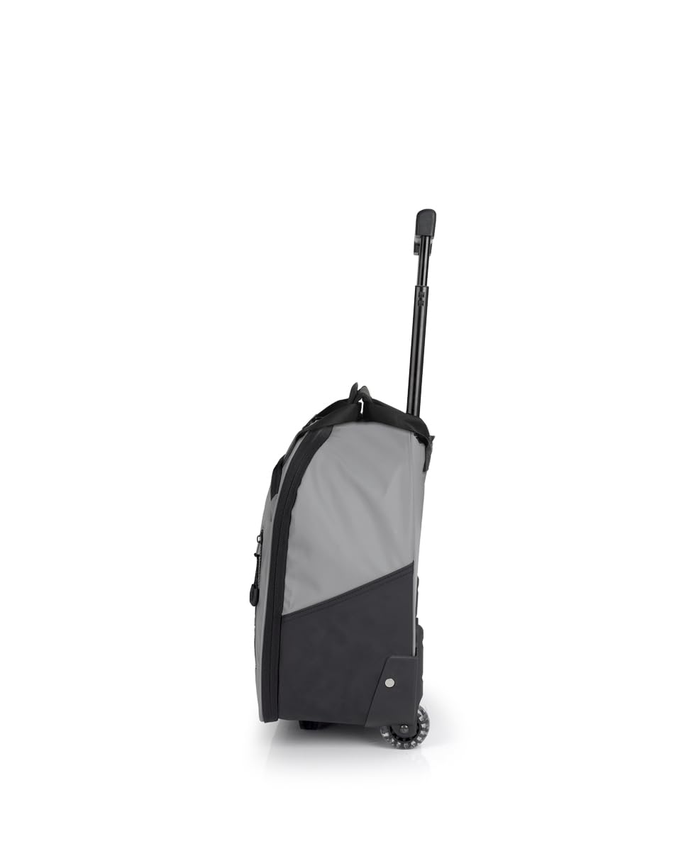 Gabol - Maletín con Ruedas y Funda para Portátil 15,6” Canada 40x36x19 cm - Equipaje de Cabina Ligero 1,85 kg con Capacidad 22L - Diseño Español en Poliéster Resinado - Gris