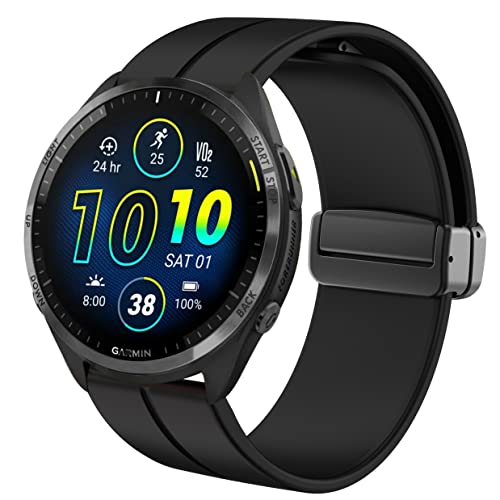 Lamshaw Garmin Forerunner 965poh \tgVRCobN X|[cXgoh pXgbv Garmin Forerunner 965 / Forerunner 265 46mmX}[gEHb`Ή (ubN)