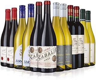 Laithwaites Best of French Selection - Case of 12 Mixed Bottles, Red and White Wine Variety (75cl) - Includes Abbesse Sauvignon Blanc, Domaine Saint Andre Chardonnay, Cabalie & More