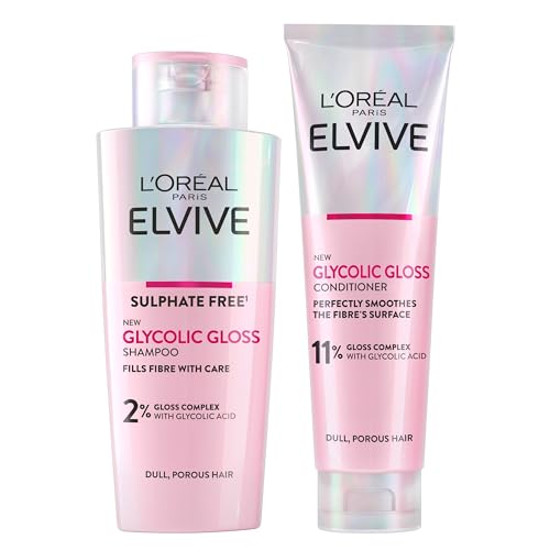 L'Oréal Paris Elvive Glycolic Gloss Shampoo and Conditioner: Achieve Mirror-Like Shine with This Top-Rated Routine! L'Oréal Paris Elvive Glycolic Gloss Shampoo and Conditioner: Achieve Mirror-Like Shine with This Top-Rated Routine!