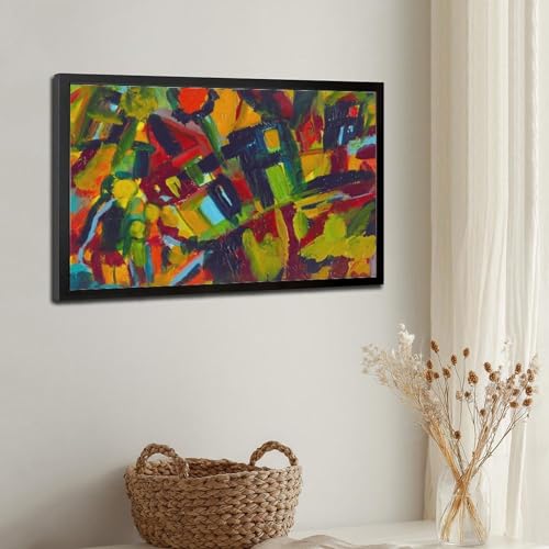 Impression sur toile Wassily Kandinsky - Cadre bureau 40,6 x 61 cm - 3