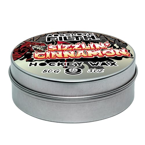 Absolute Filth Sizzlin' Cinnamon Hockeywachs – Premium duftendes Hockeyschläger-Wachs für Hockey-Tape für maximalen Halt und Schutz – mittlere Klebekraft für Hockeyspieler – riecht erstaunlich