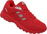  Herren Sportschuhe Sneaker Turnschuhe Laufschuhe Schuhe Runners Nr. 2034 (rot-grau, Numeric_46)