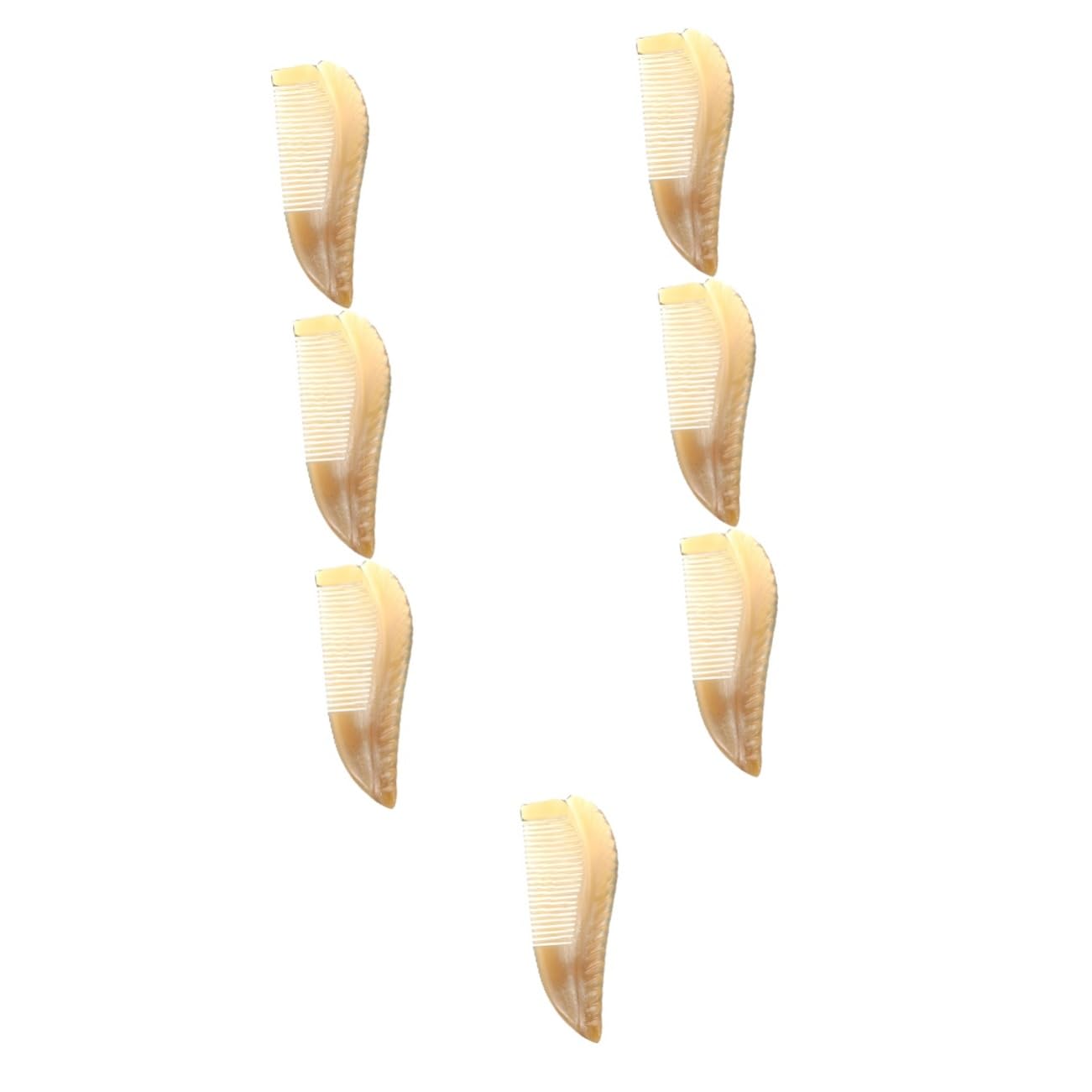 Peigne femme en corne lot de 7 pièces de coiffure nomades pour le sac