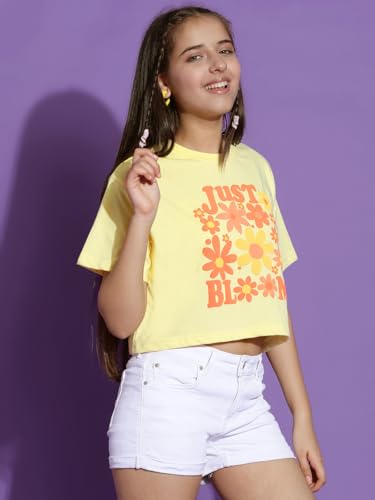 Image of Li'l Tomatoes Girls T-Shirt|Cotton|Relaxed Fit