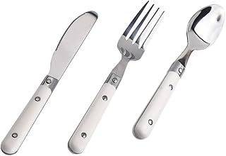 KOMBIUDA 3 Peças Garfo Colher Infantil Garfos Infantis Terno Conjunto De Talheres De Colher De Sal Conjunto De Talheres Infantis Conjunto De Colher De Bebê Conjunto De Talheres