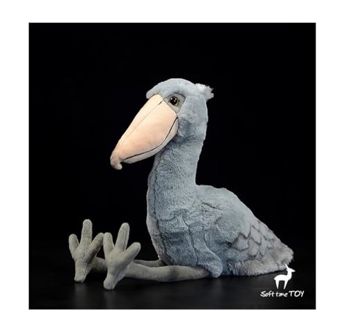 Fmtop-JP ハシビロコウ ぬいぐるみ かわいい 嘴広鸛 動かない鳥 抱き枕 マスコット クッション ふわふわ インテリア雑貨 お誕生日 プレゼント 部屋飾り 背当て 添い寝クッション