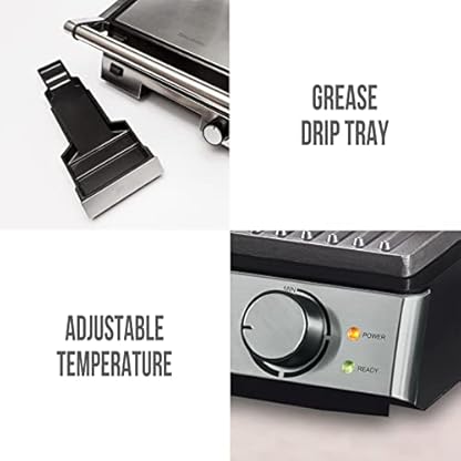 Müller Koch MK-6025 Kontaktgrill Tischgrill Sandwichtoaster Grill 2000W Edelstahl – Bild 7