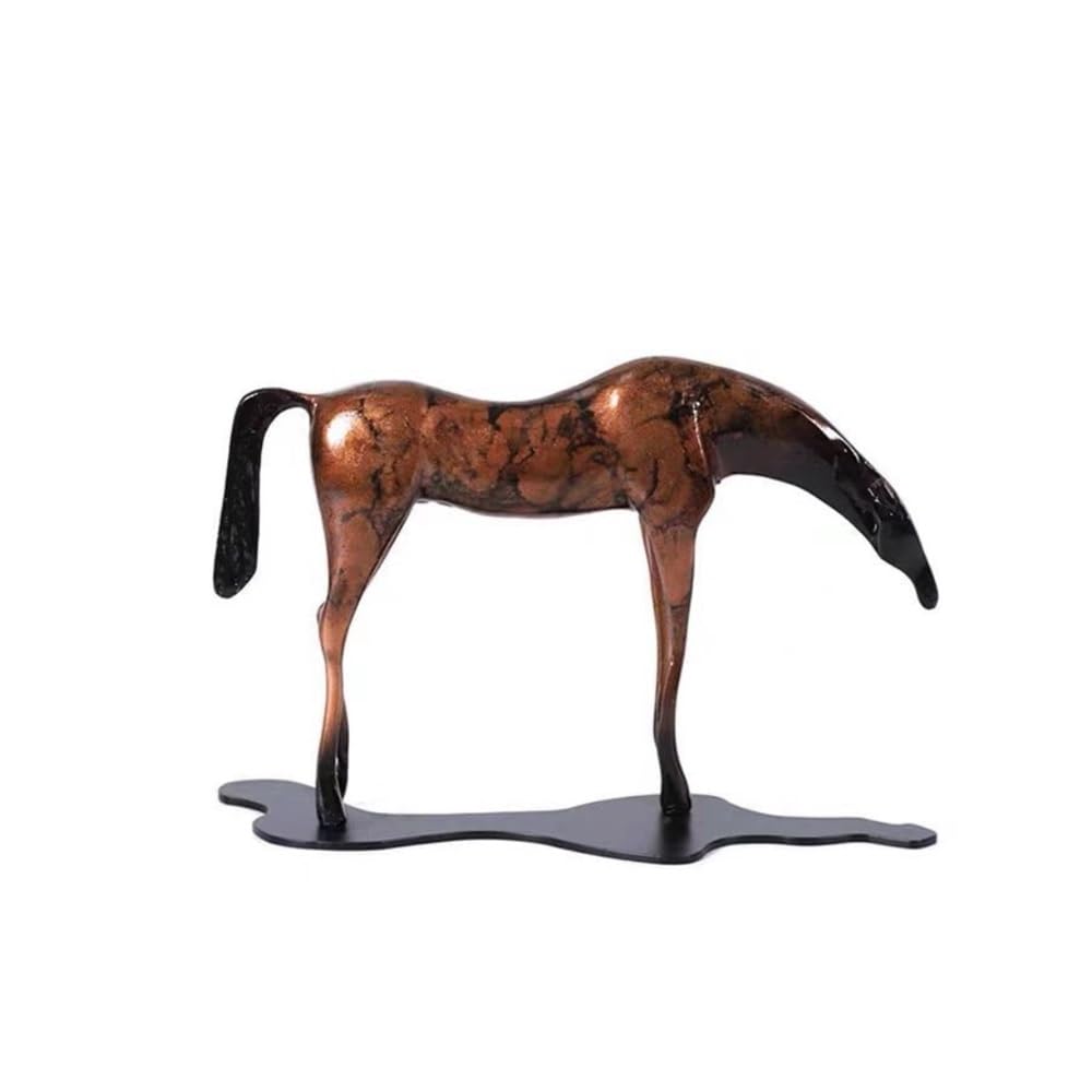 Arredamento per la casa Nuovo ornamento in stile cinese con mille cavalli – Decorazione creativa for micro-paesaggistica for soggiorno, sala da tè