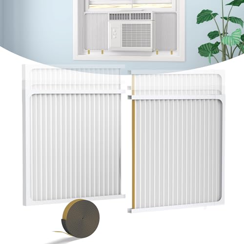 Wintcomfort Window Air Conditioner Side Panel with Adjustable Fra...