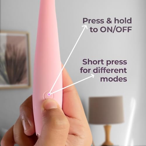 Image of Elosnoc Waterproof Massager Flexible Full Body Electric 10 Speeds Waterproof Massager with Flexible Neck | Customized Relaxation - Ergonomic Design for Comfortable Handling-Pink