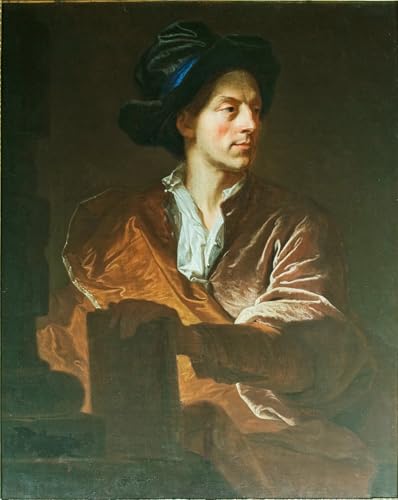 Imprimé Sur Toile Hyacinthe Rigaud pour une Ambiance Cabinet Ancien au Bureau