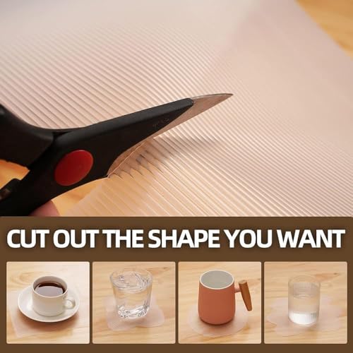 Image of EVA Food Grade Washable Anti Slip Mat /Sheet for Fridge, Shelf Liner, Table, Kitchen Drawer mat (3 Meter) (Round)